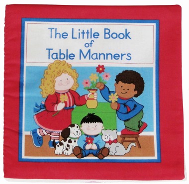 [110*90] 패브릭 북 패널- A The Little Book of Table Manners