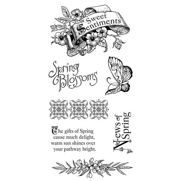 Cling Stamp Sweet Sentiments1