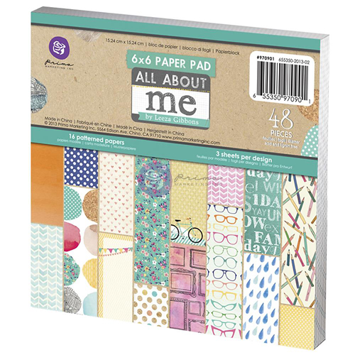All About me 6X6 Paper Pad