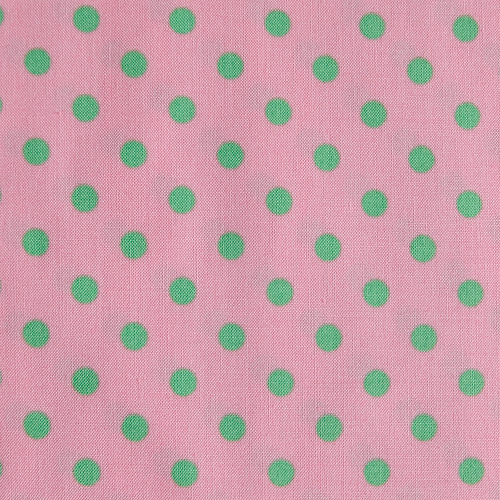 유와 6mm - 핑크/그린 도트